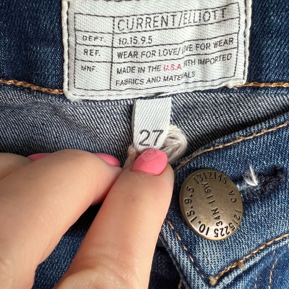 Current/Elliott The Stiletto Jeans Size 27 - Picture 8 of 9